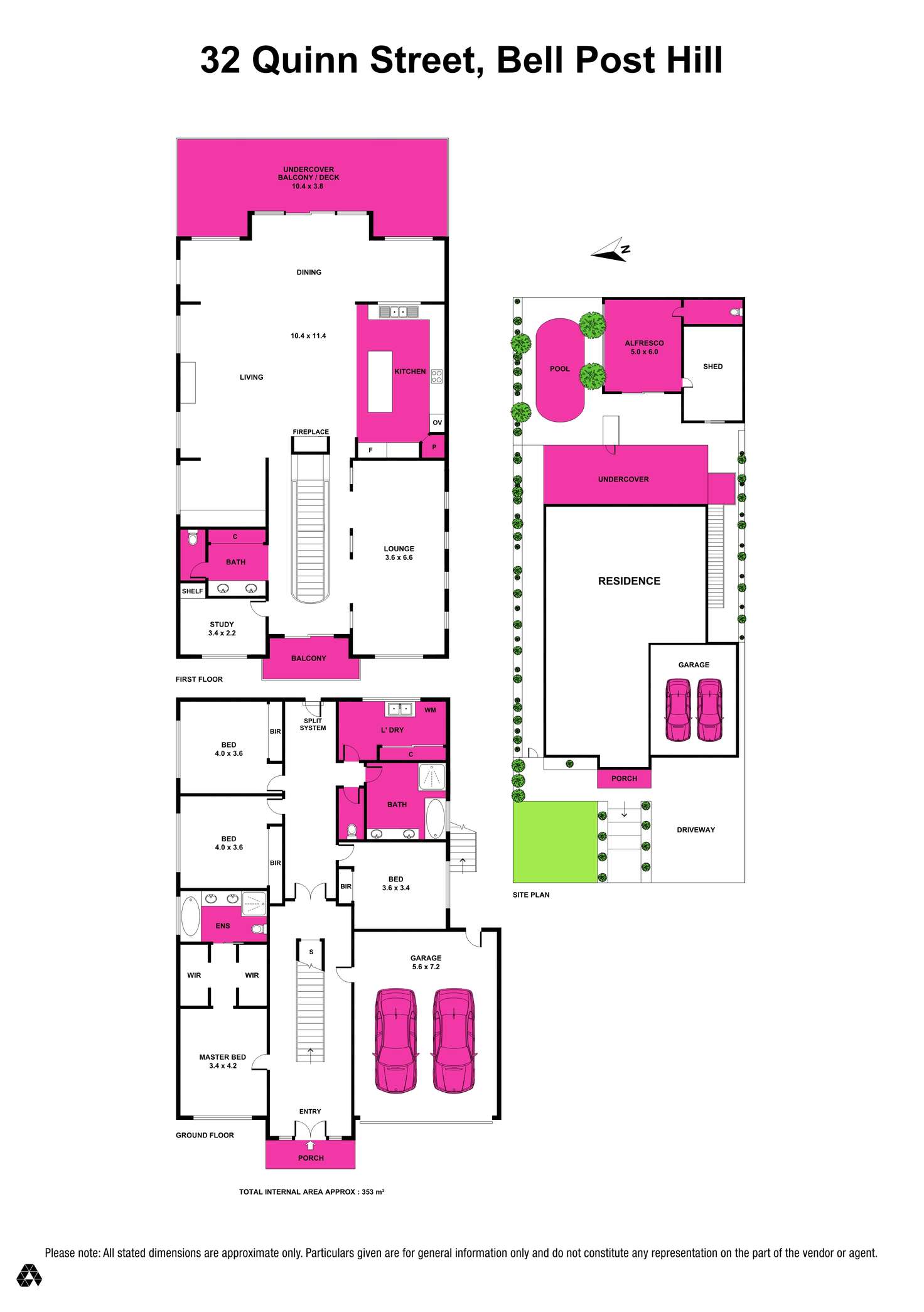 Floorplan of Homely house listing, 32 Quinn Street, Bell Post Hill VIC 3215