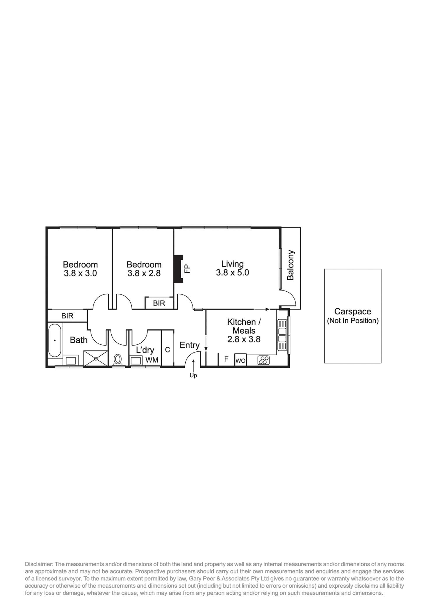 Floorplan of Homely apartment listing, 11/530 Glen Huntly Road, Elsternwick VIC 3185