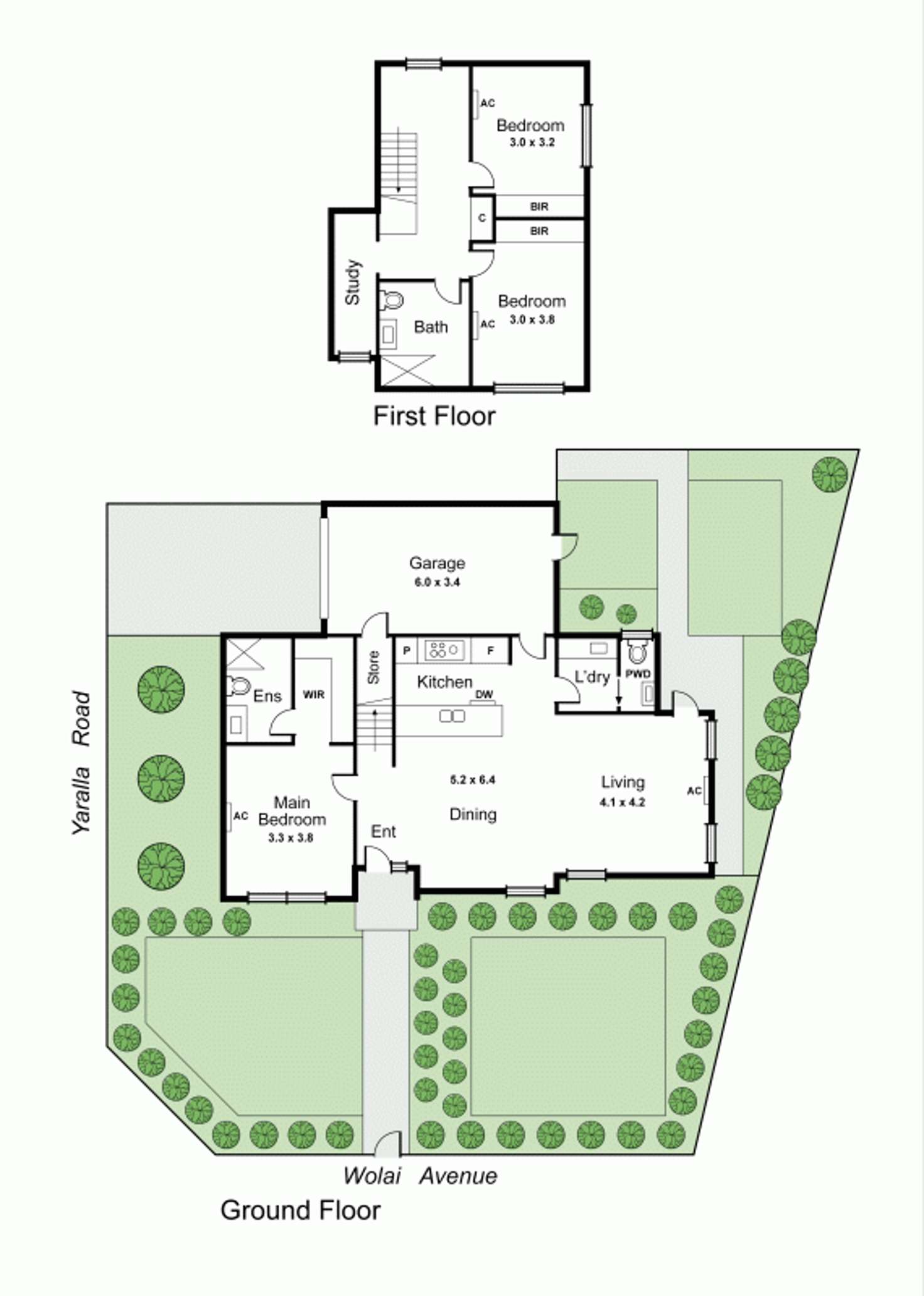 Floorplan of Homely townhouse listing, 17 Wolai Avenue, Bentleigh East VIC 3165