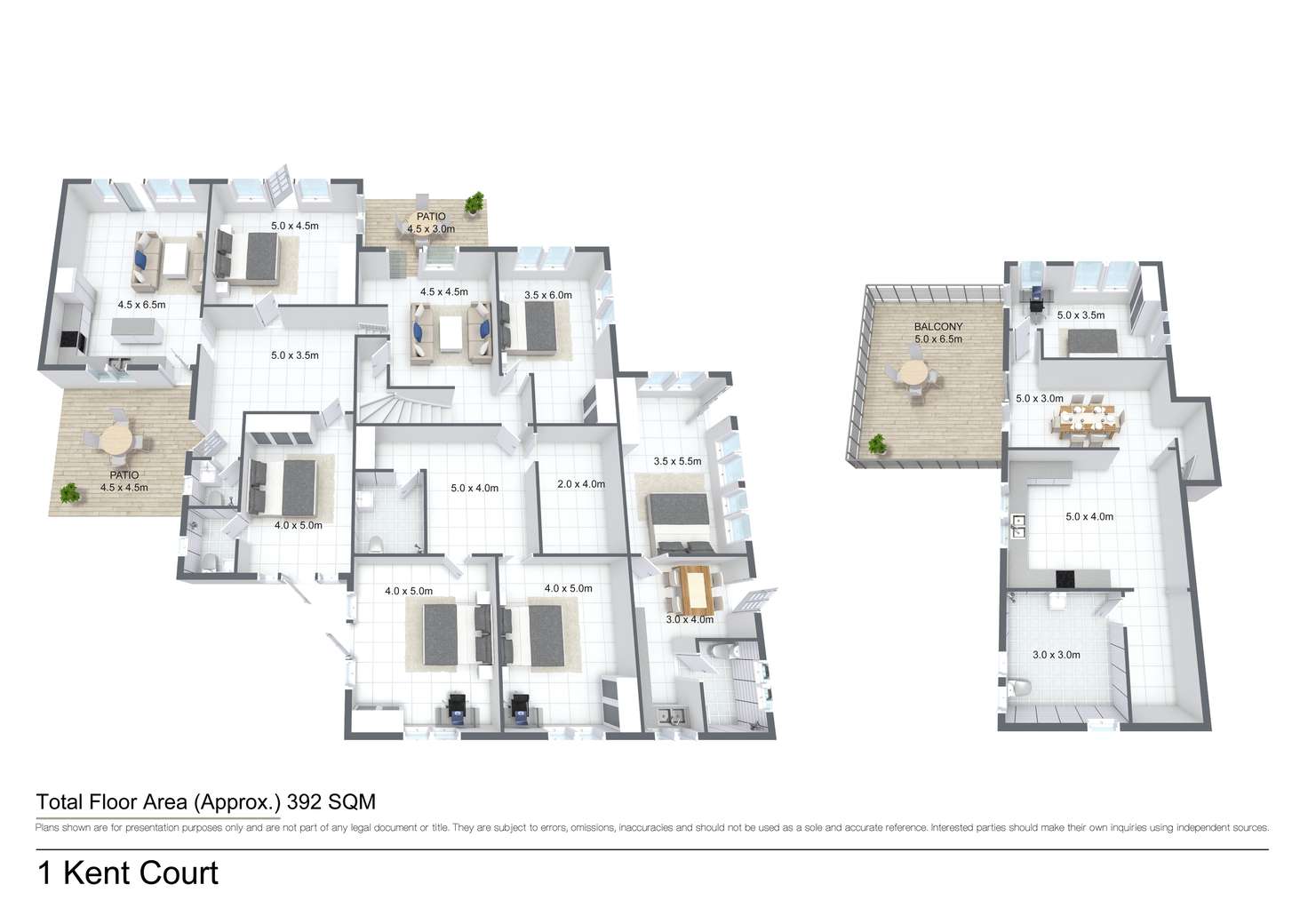 Floorplan of Homely house listing, 1 Kent Court, Stuart Park NT 820