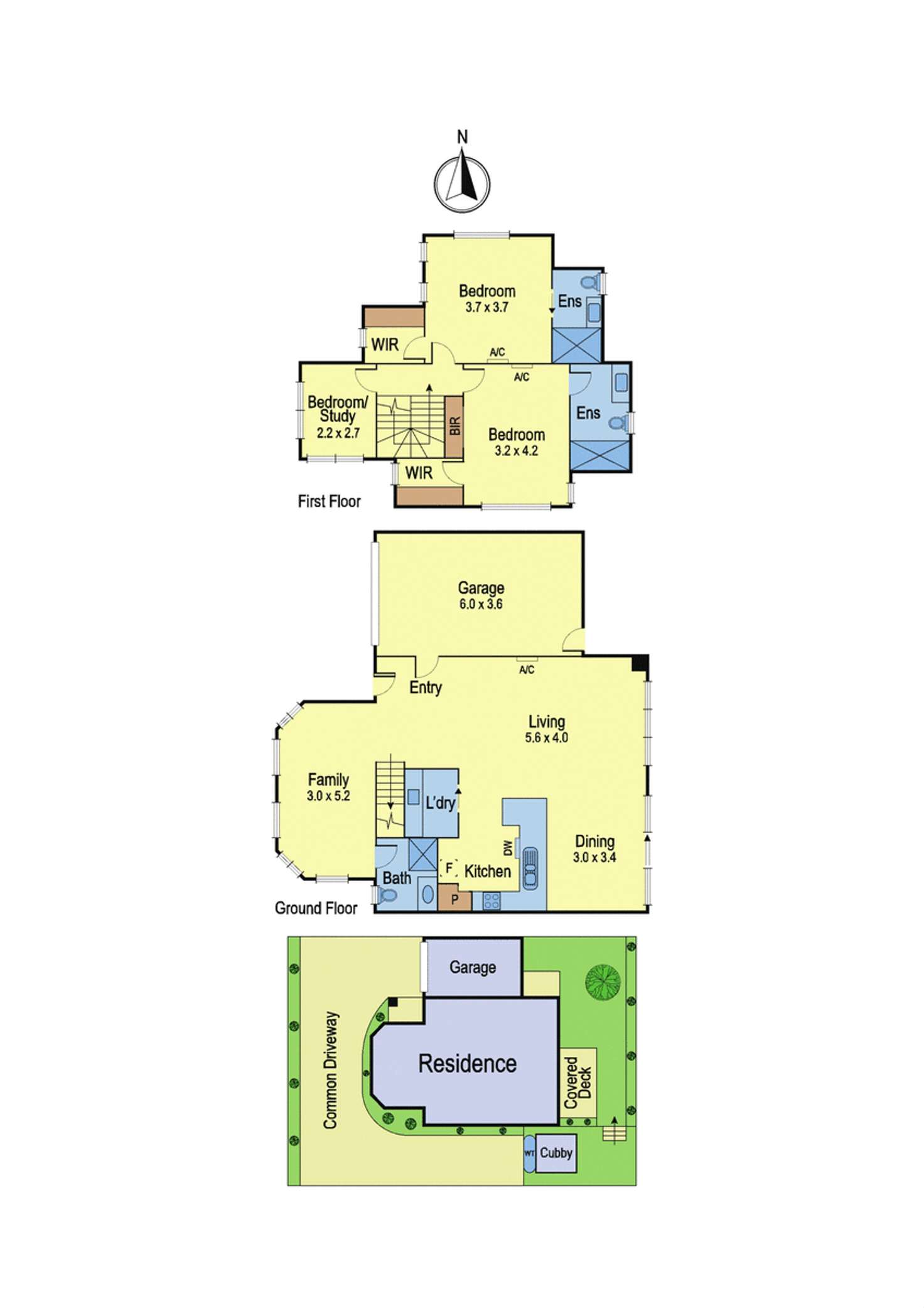 Floorplan of Homely townhouse listing, 3/90 Nell Street, Greensborough VIC 3088