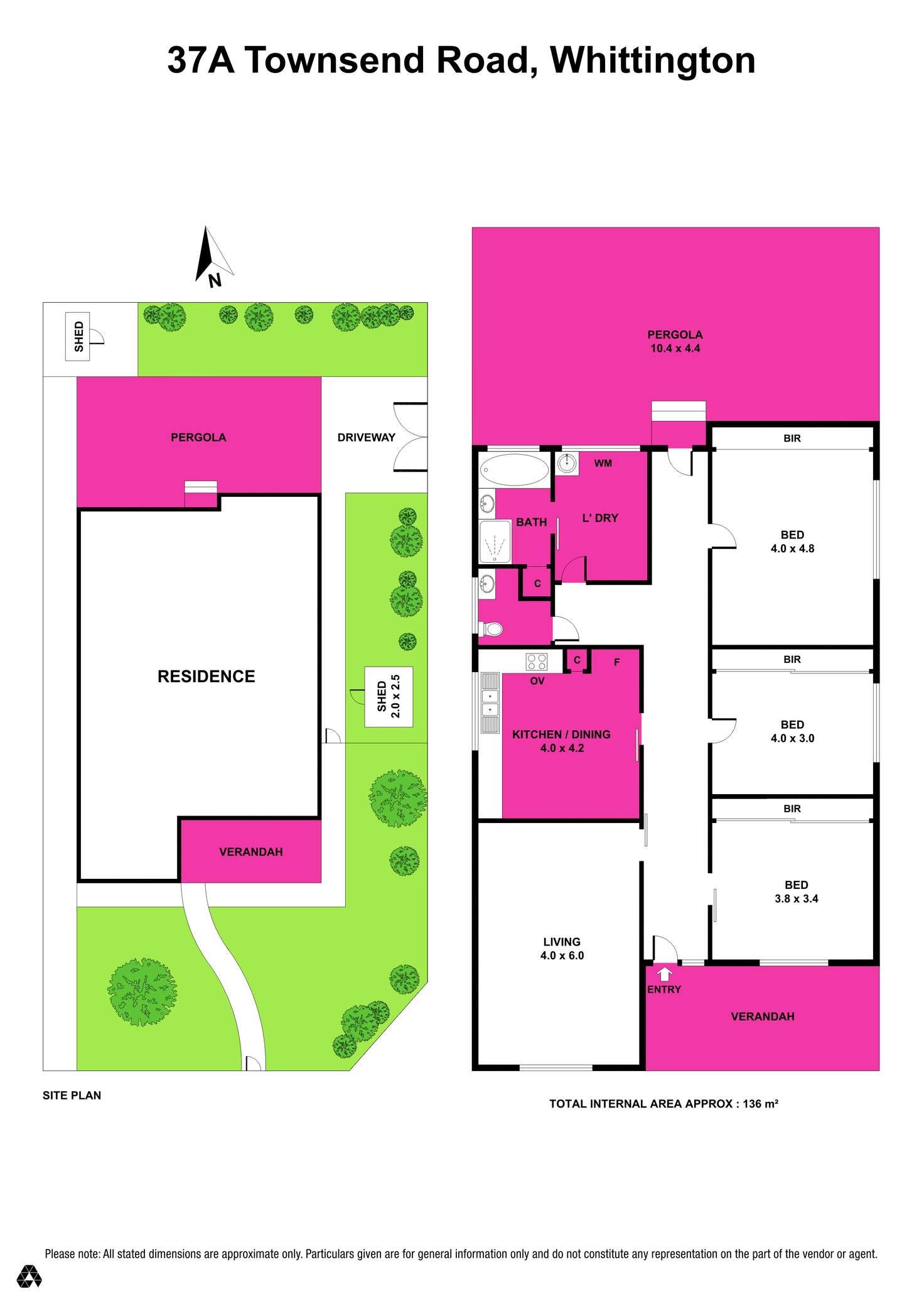 Floorplan of Homely house listing, 37A Townsend Road, Whittington VIC 3219