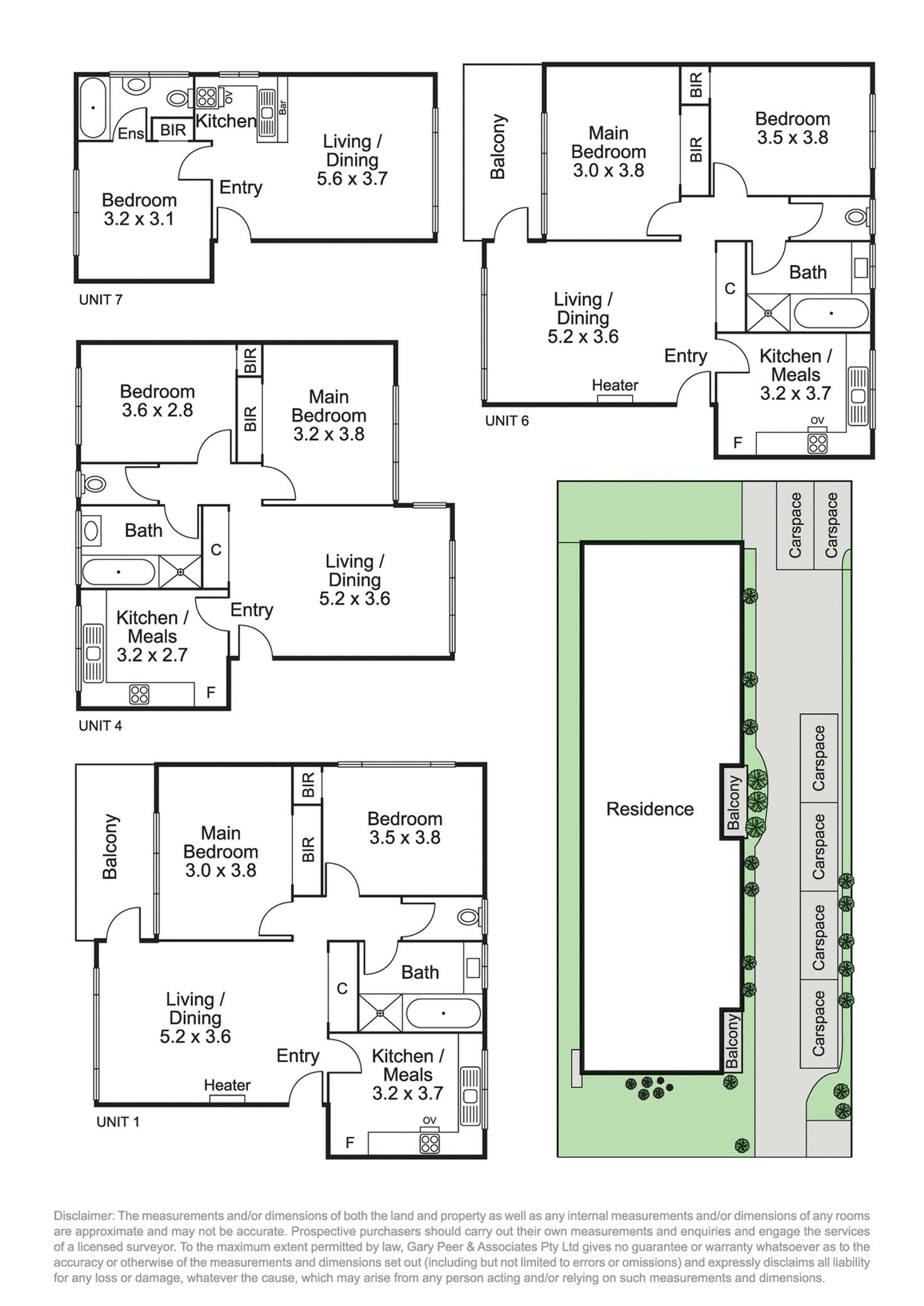 Floorplan of Homely blockOfUnits listing, 1-7/8 Belgrave Street, Hawthorn VIC 3122
