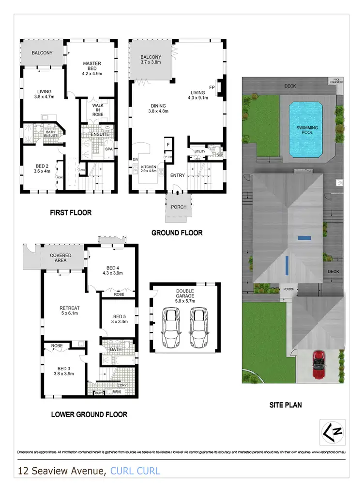 Floorplan of Homely house listing, 12 Seaview Avenue, Curl Curl NSW 2096