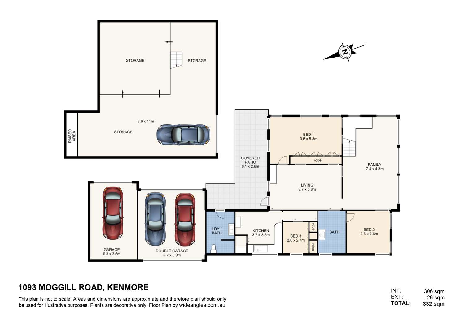 Floorplan of Homely house listing, 82 Cedarleigh Road, Kenmore QLD 4069