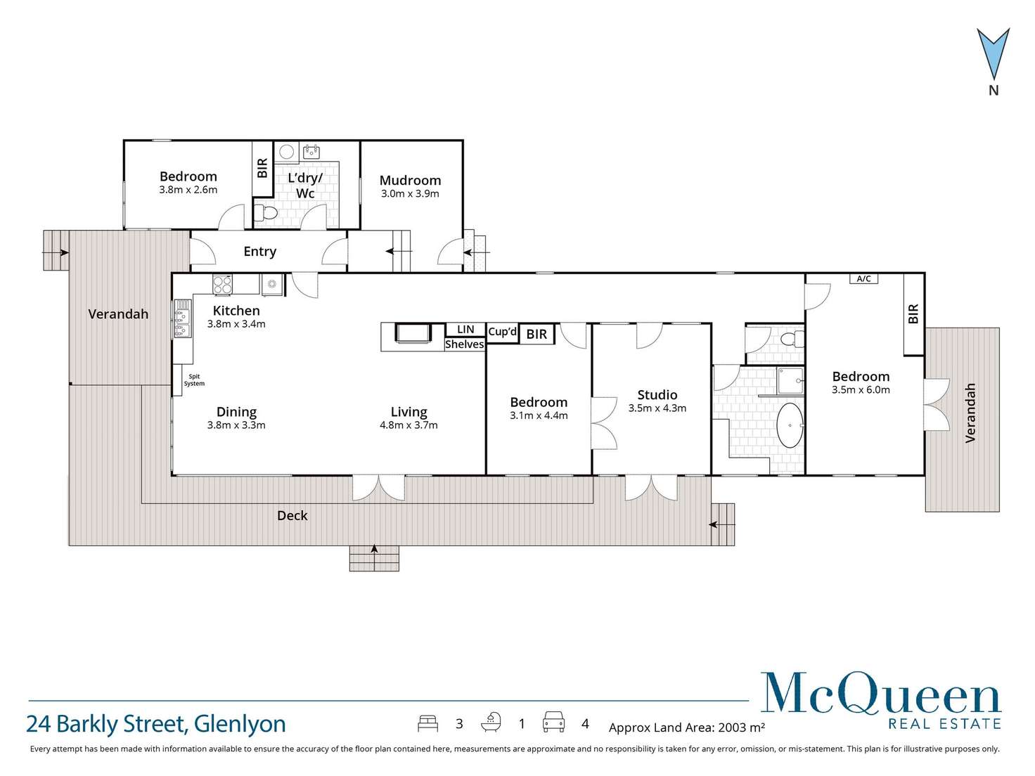 Floorplan of Homely house listing, 24 Barkly Street, Glenlyon VIC 3461