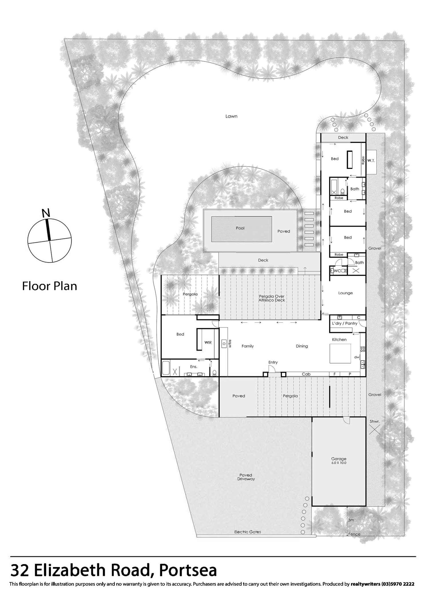 Floorplan of Homely house listing, 32 Elizabeth Road, Portsea VIC 3944