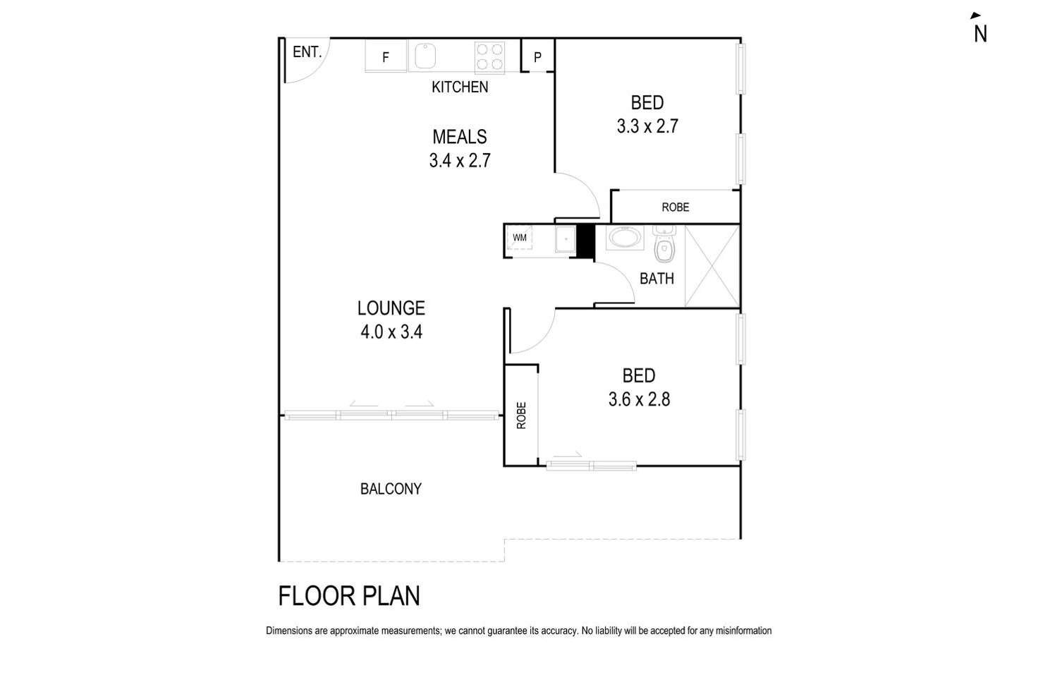 Floorplan of Homely apartment listing, 107/42c Nelson Street, Ringwood VIC 3134