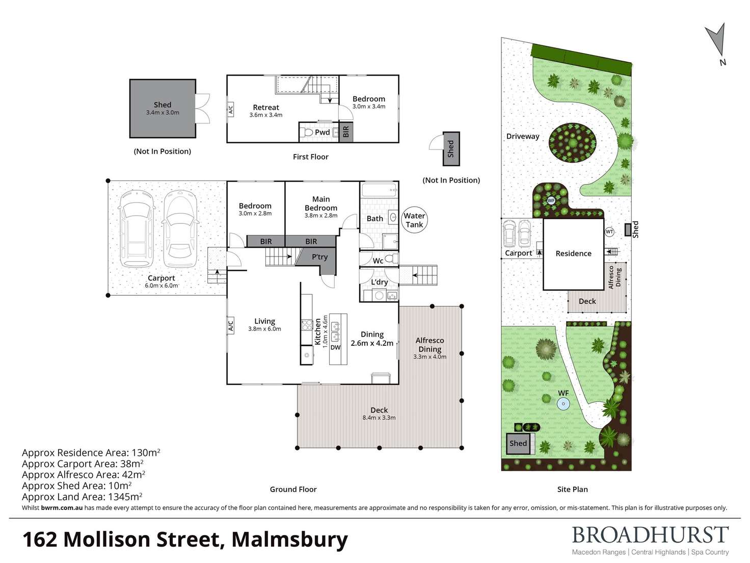Floorplan of Homely house listing, 162 Mollison Street, Malmsbury VIC 3446