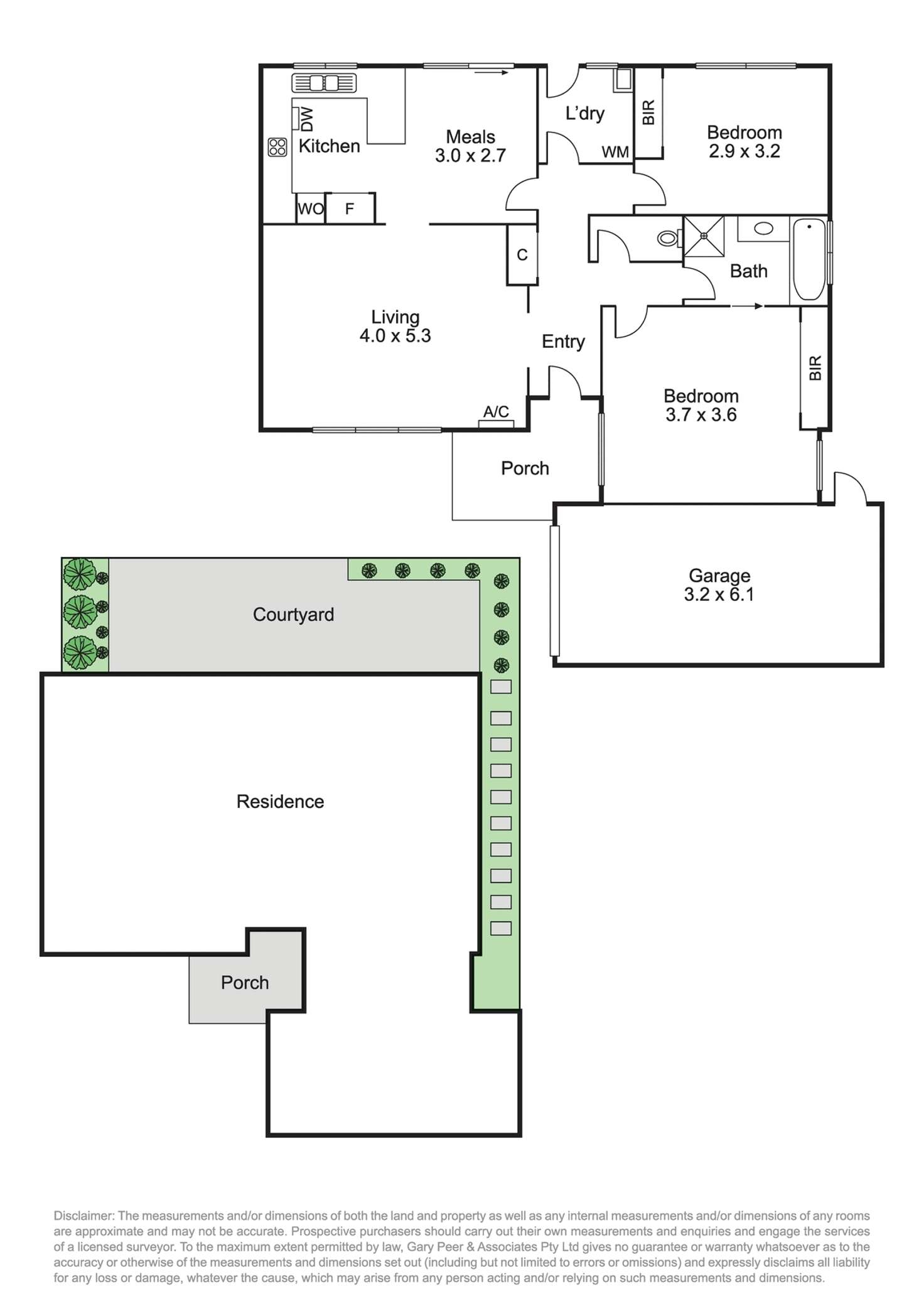 Floorplan of Homely unit listing, 4/204 Murrumbeena Road, Murrumbeena VIC 3163
