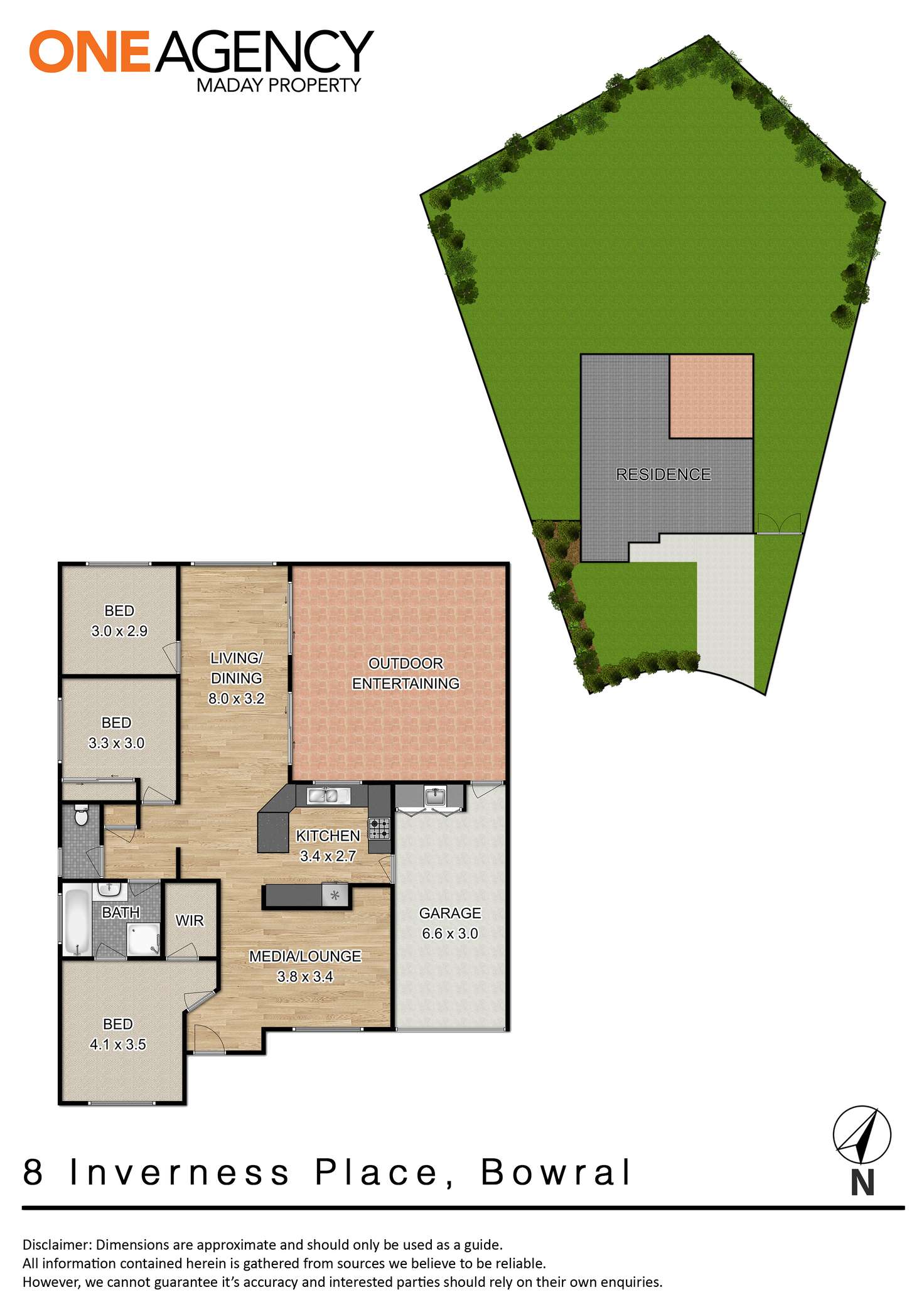 Floorplan of Homely house listing, 8 Inverness Place, Bowral NSW 2576