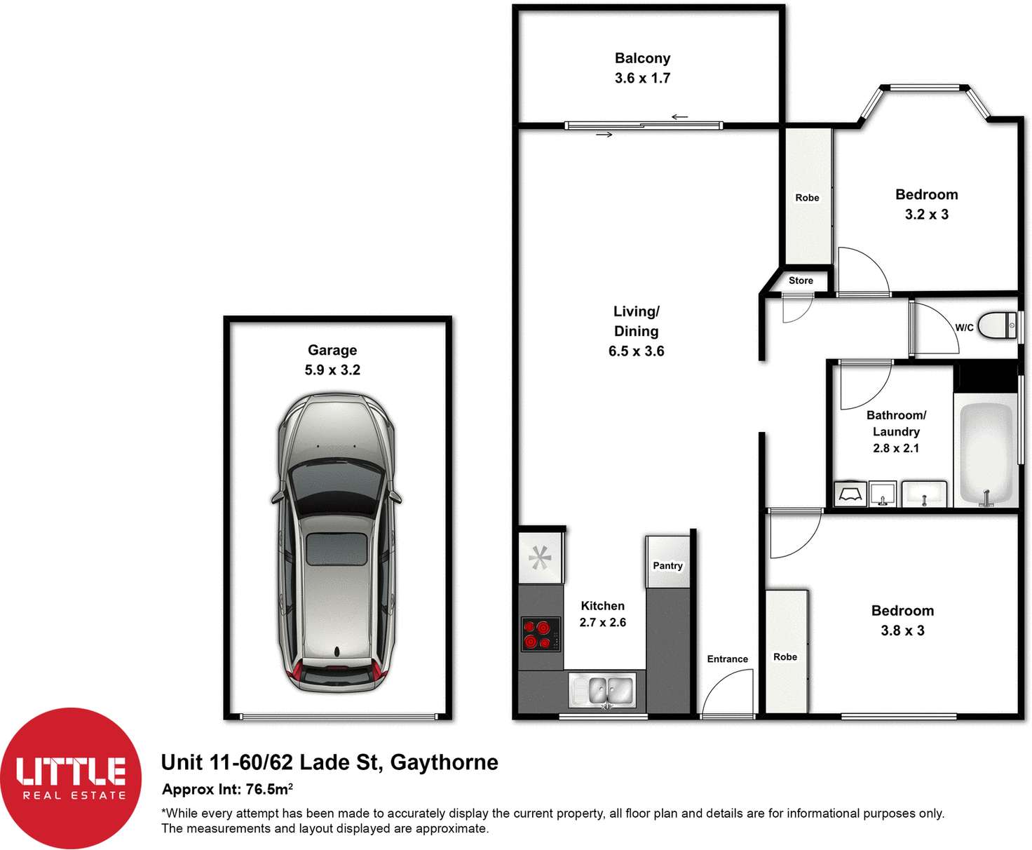 Floorplan of Homely unit listing, 11/62 Lade Street, Gaythorne QLD 4051