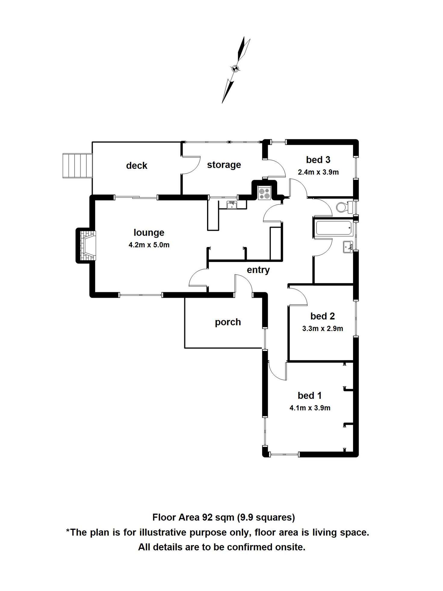 Floorplan of Homely house listing, 64 Alexander Avenue, Upwey VIC 3158