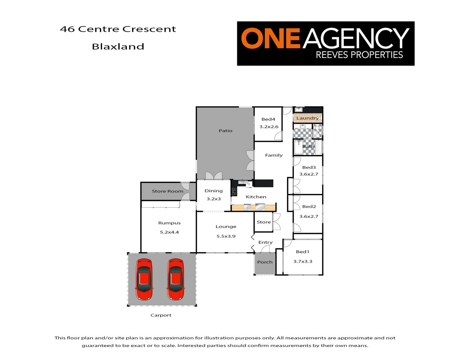 Floorplan of Homely house listing, 46 Centre Crescent, Blaxland NSW 2774