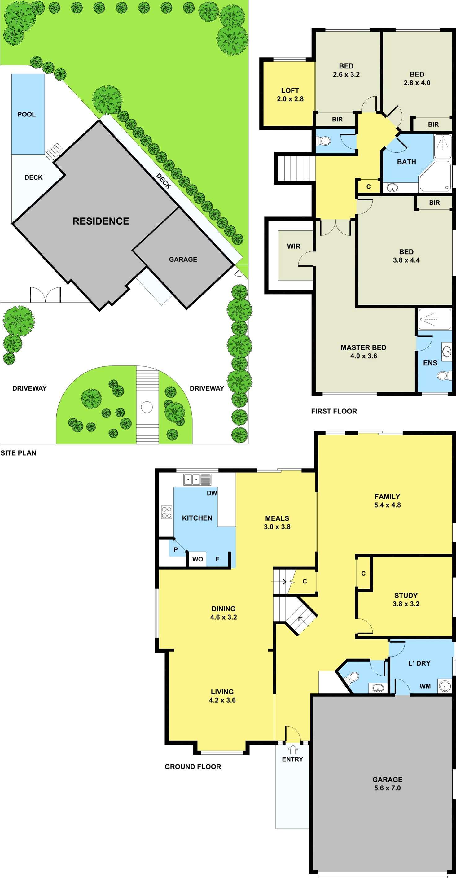 Floorplan of Homely house listing, 24 Woods Point Drive, Beaconsfield VIC 3807