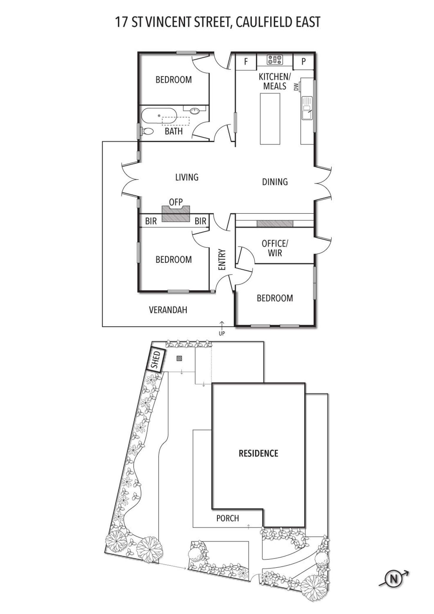 Floorplan of Homely house listing, 17 St Vincent Street, Caulfield East VIC 3145