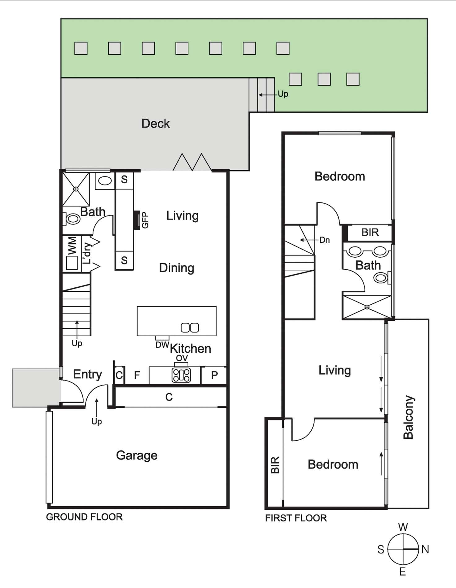 Floorplan of Homely townhouse listing, 4/70 Truganini Road, Carnegie VIC 3163