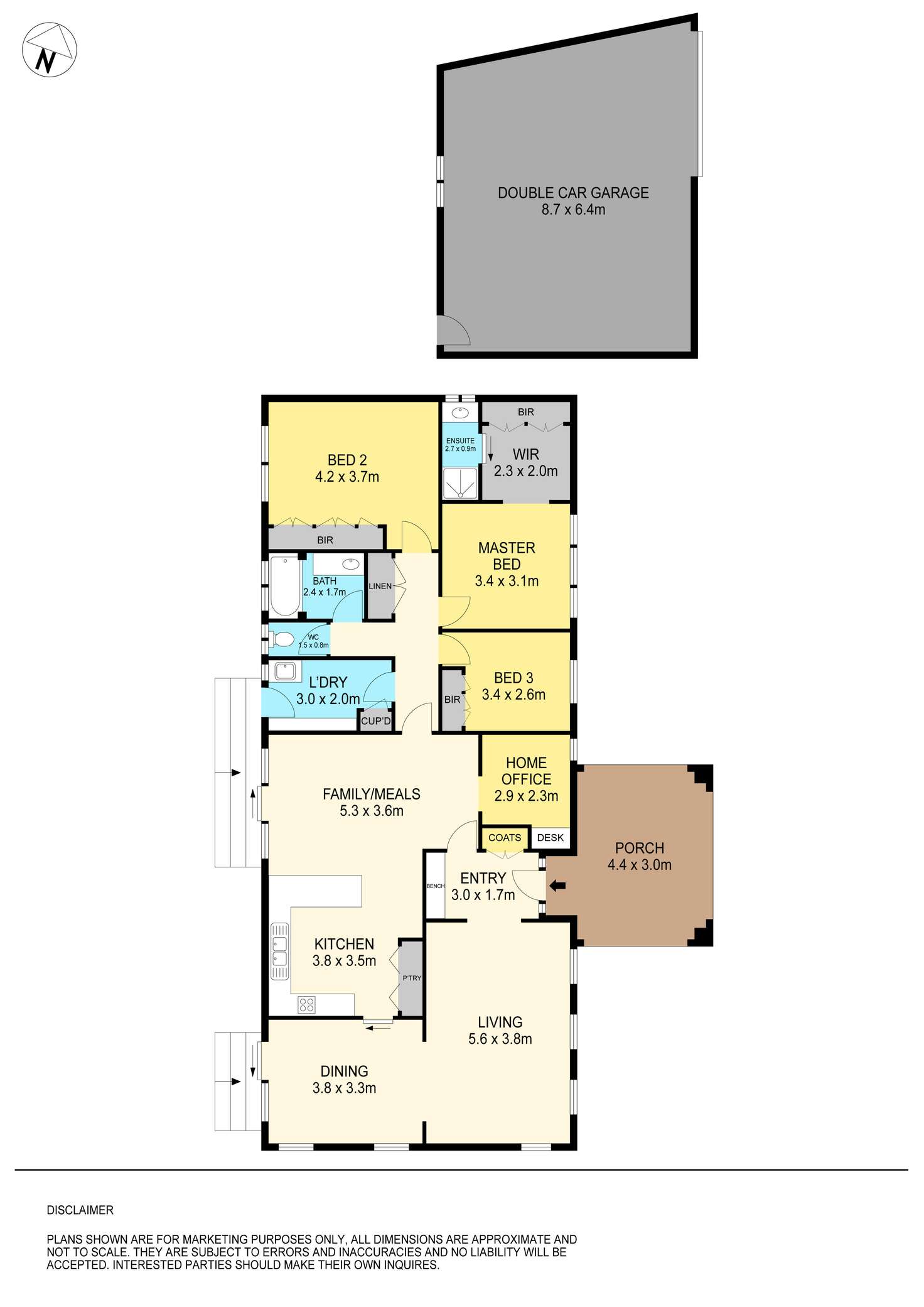 Floorplan of Homely house listing, 302 Walker Street, Ballarat North VIC 3350