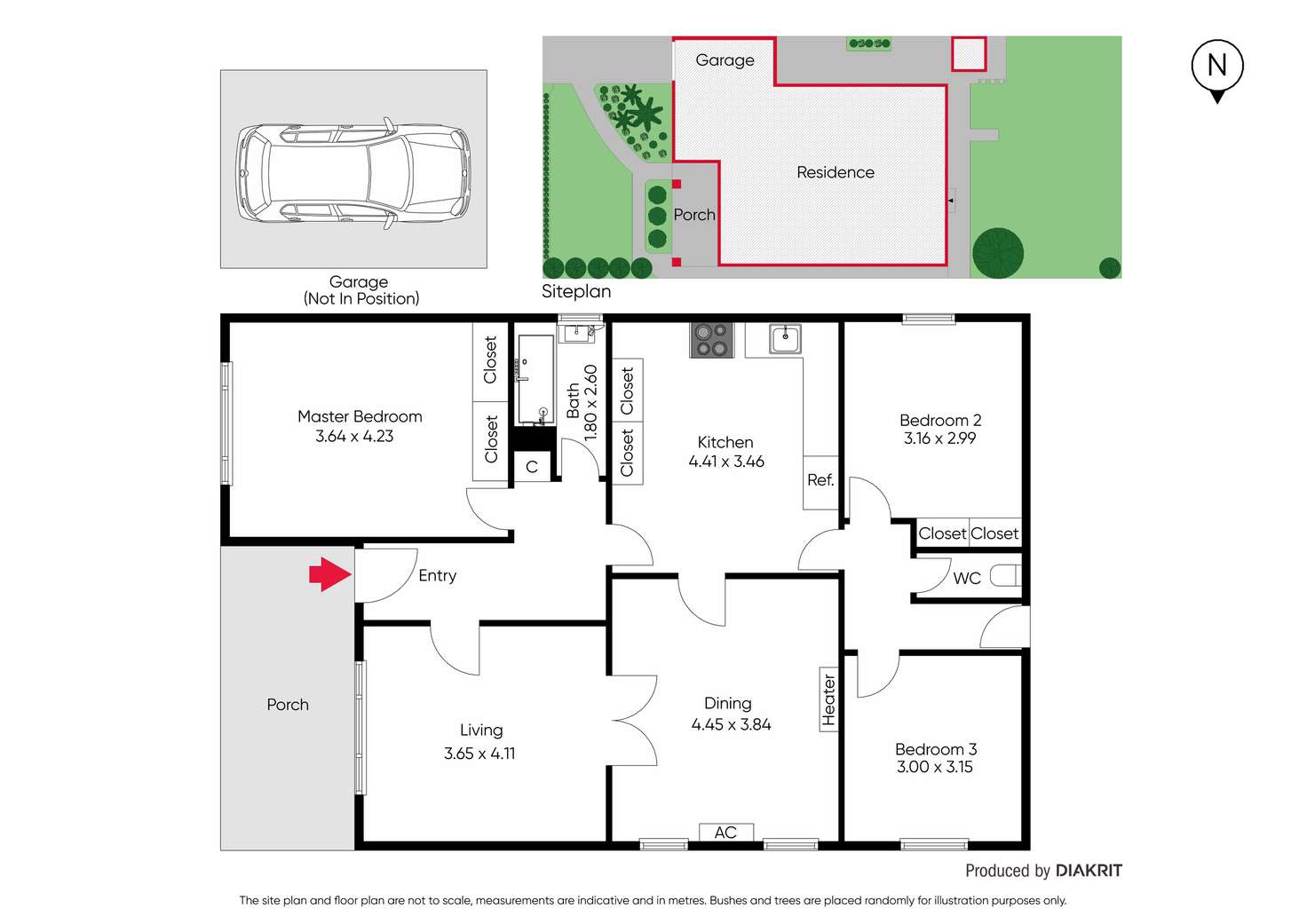 Floorplan of Homely house listing, 57 Leinster Grove, Northcote VIC 3070