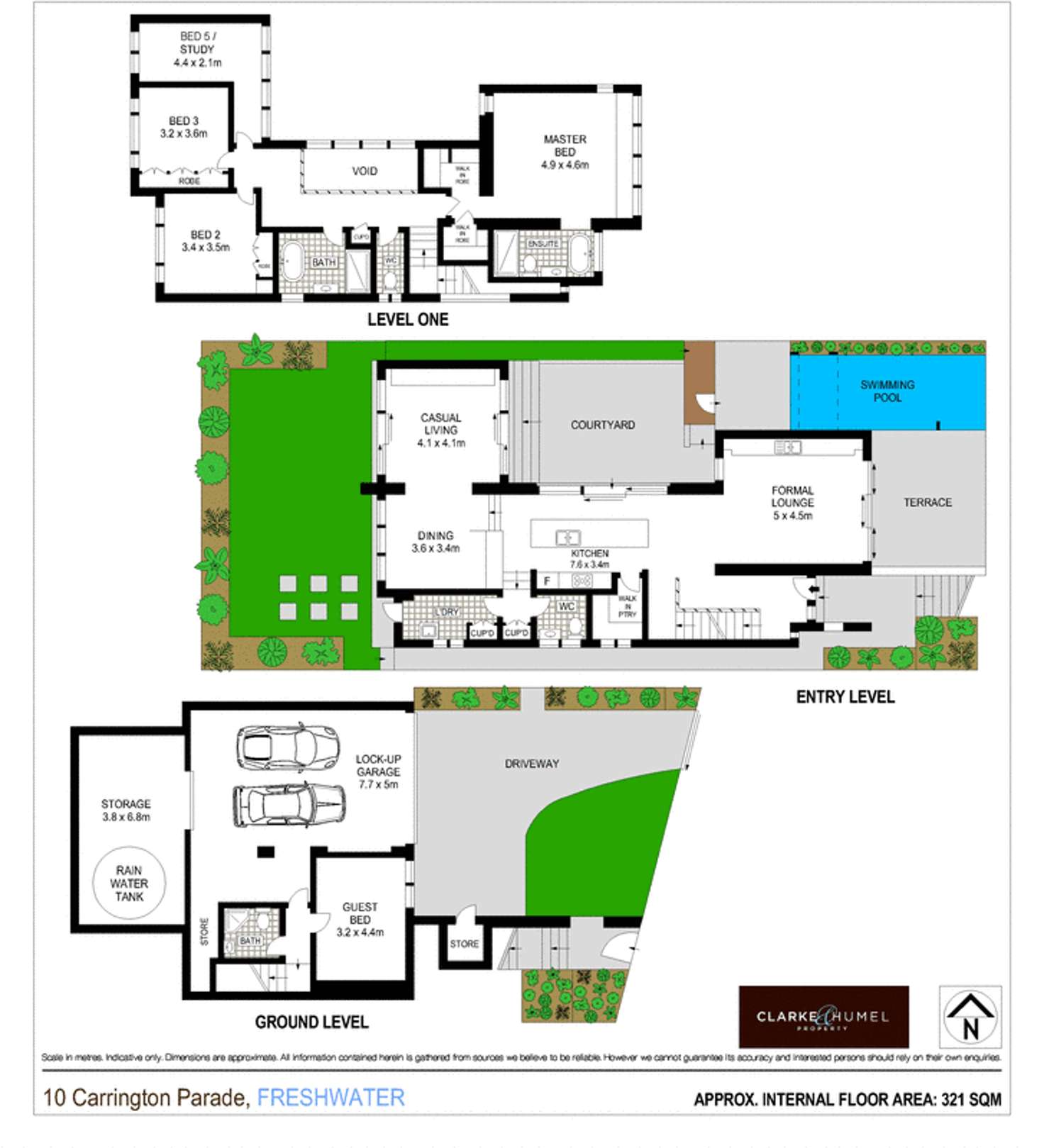 Floorplan of Homely house listing, 10 Carrington Parade, Freshwater NSW 2096