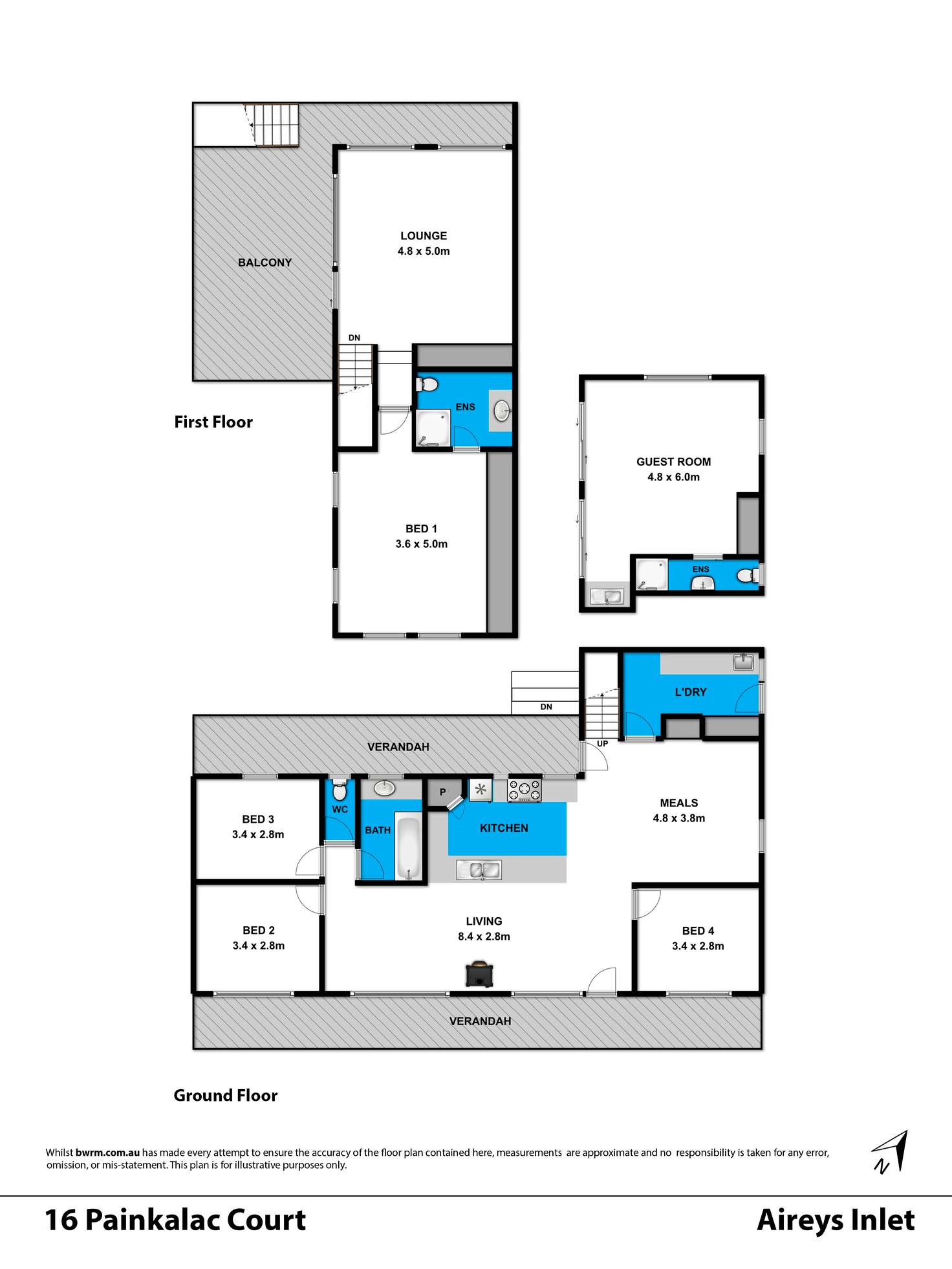 Floorplan of Homely house listing, 16 Painkalac Court, Aireys Inlet VIC 3231
