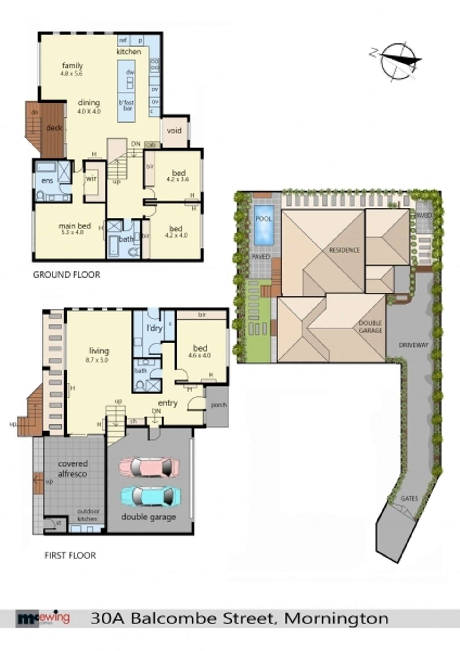 Floorplan of Homely house listing, 30a Balcombe Street, Mornington VIC 3931