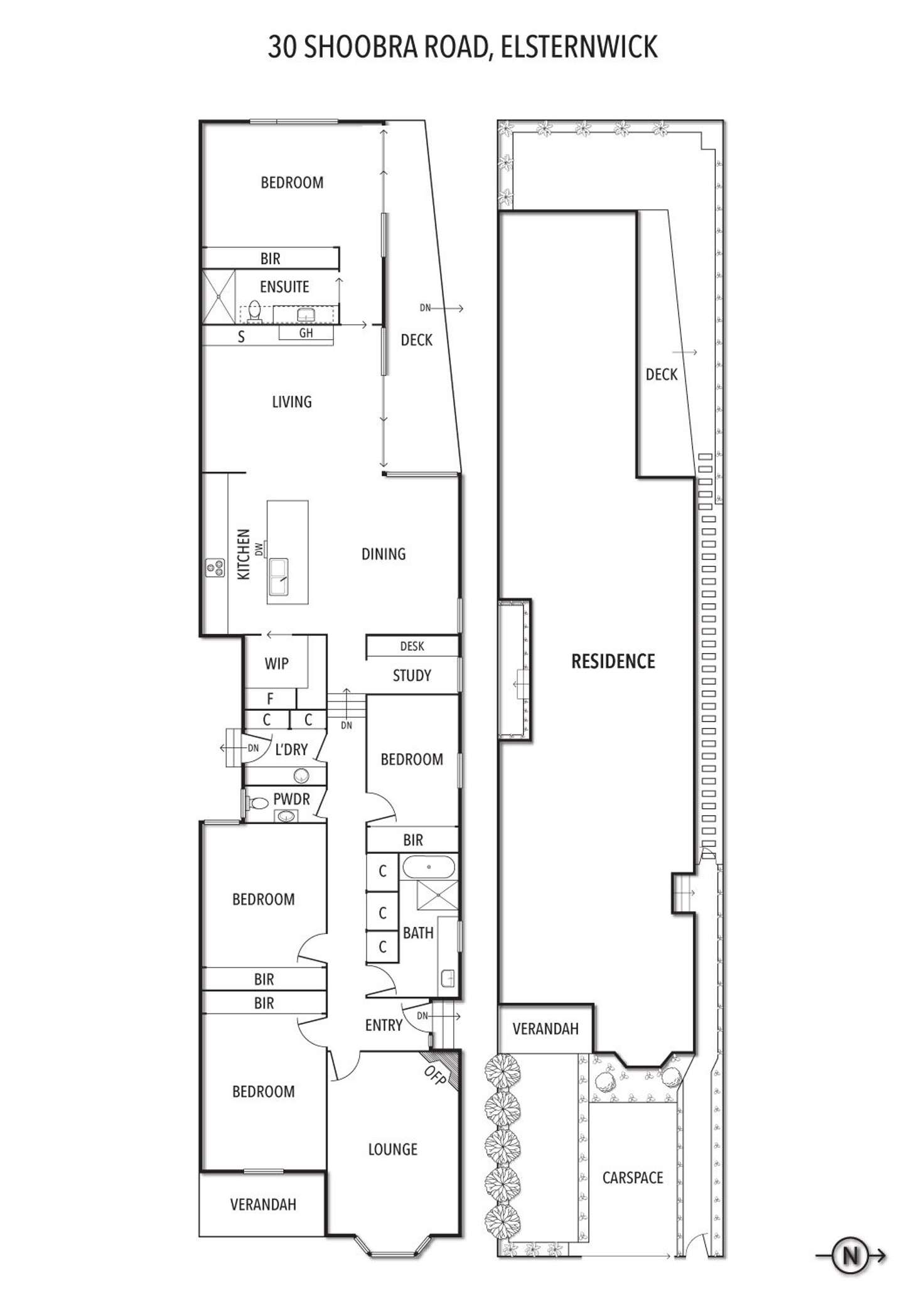 Floorplan of Homely house listing, 30 Shoobra Road, Elsternwick VIC 3185
