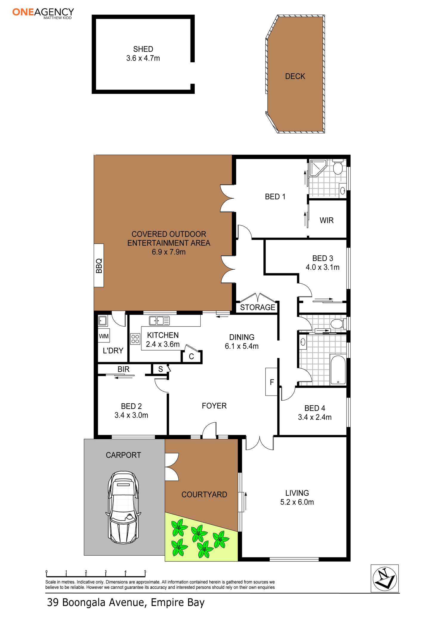 Floorplan of Homely house listing, 39 Boongala Avenue, Empire Bay NSW 2257