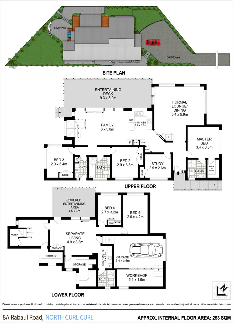 Floorplan of Homely house listing, 8a Rabaul Road, North Curl Curl NSW 2099