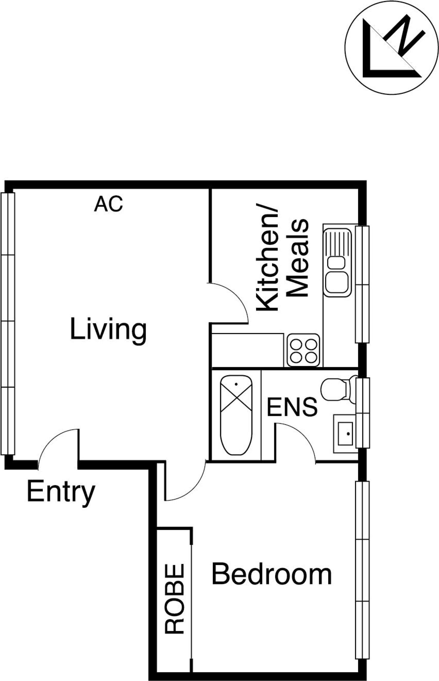 Floorplan of Homely apartment listing, 5/15 Jackson Street, St Kilda VIC 3182