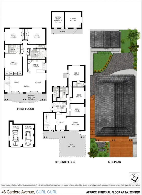 Floorplan of Homely house listing, 46 Gardere Avenue, Curl Curl NSW 2096