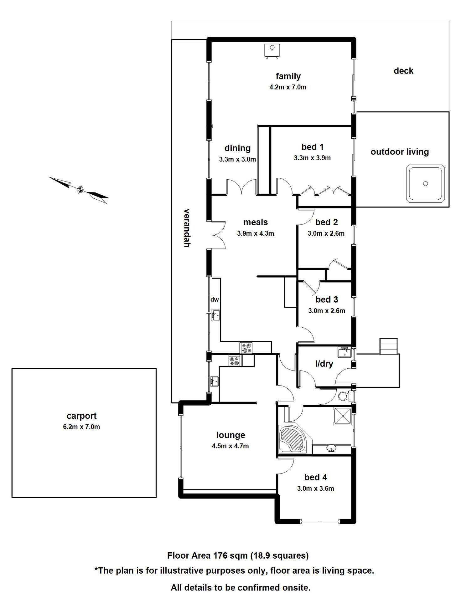 Floorplan of Homely house listing, 21 Carter Street, Launching Place VIC 3139