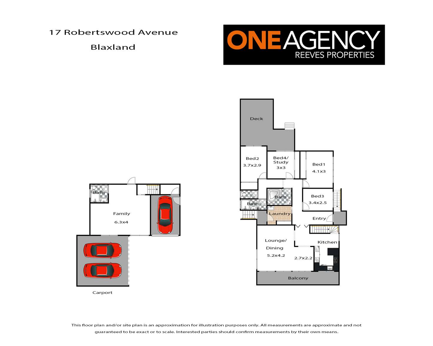Floorplan of Homely house listing, 17 Robertswood  Avenue, Blaxland NSW 2774