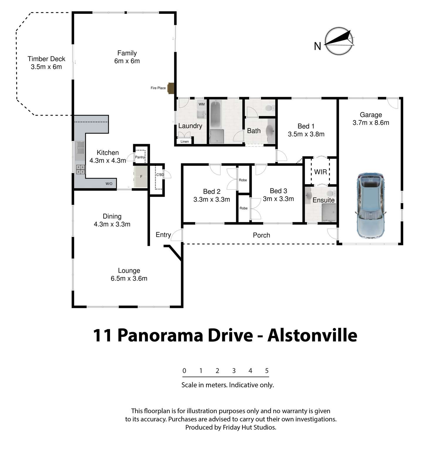 Floorplan of Homely house listing, 11 Panorama Drive, Alstonville NSW 2477