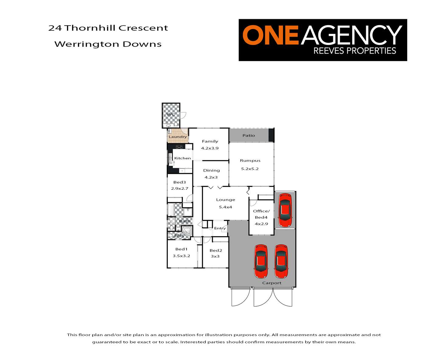 Floorplan of Homely house listing, 24 Thornhill  Crescent, Werrington Downs NSW 2747