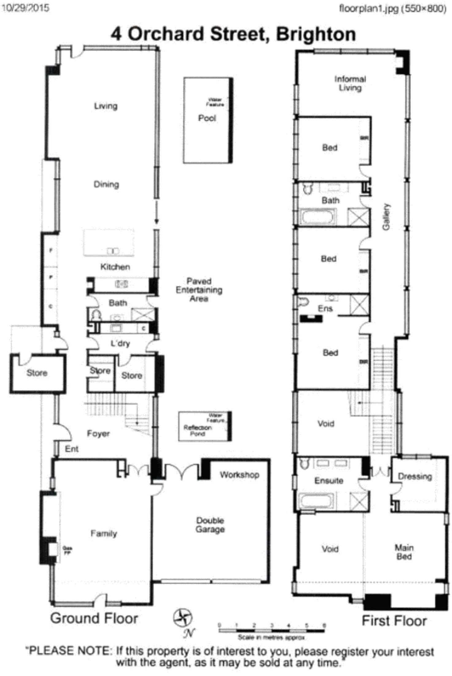 Floorplan of Homely house listing, 4 Orchard Street, Brighton VIC 3186