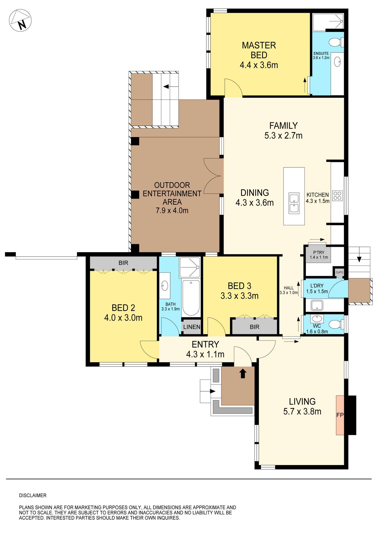 Floorplan of Homely house listing, 322 Landsborough Street, Ballarat North VIC 3350