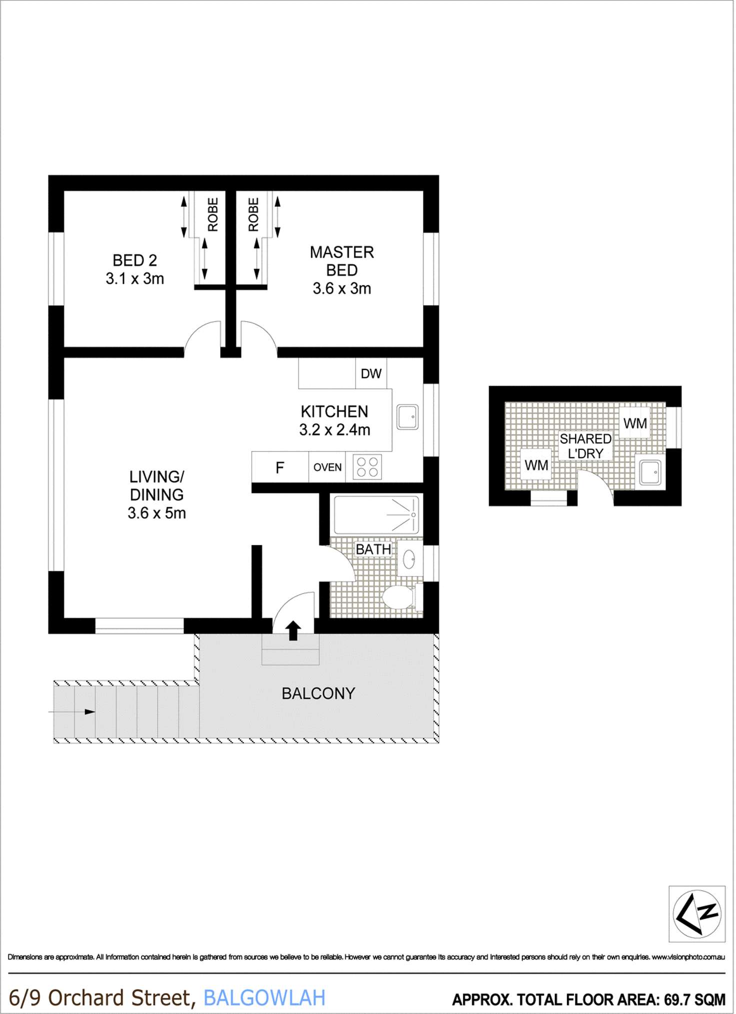 Floorplan of Homely apartment listing, 6/9 Orchard Street, Balgowlah NSW 2093