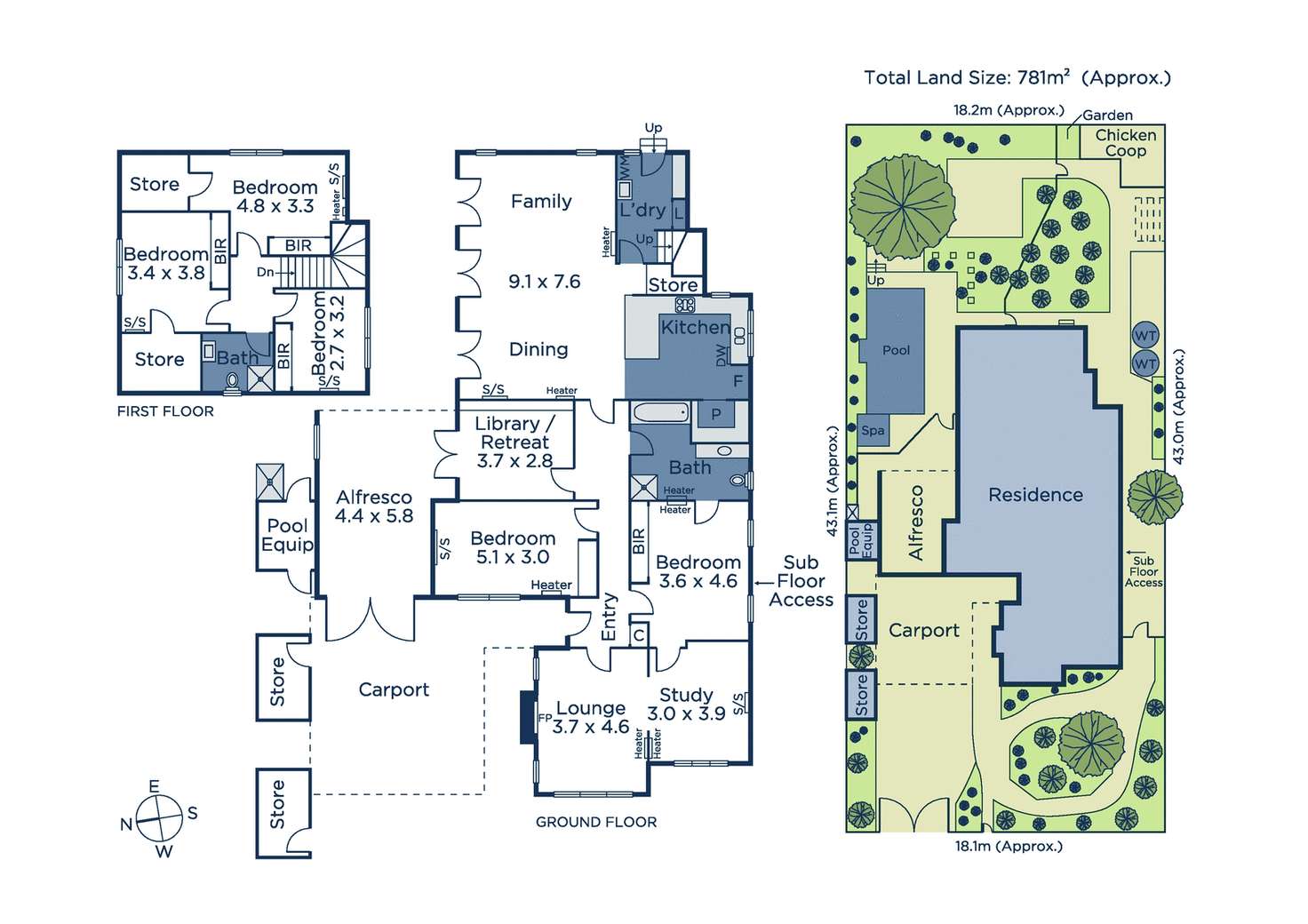 Floorplan of Homely house listing, 41 Laurel Grove North, Blackburn VIC 3130