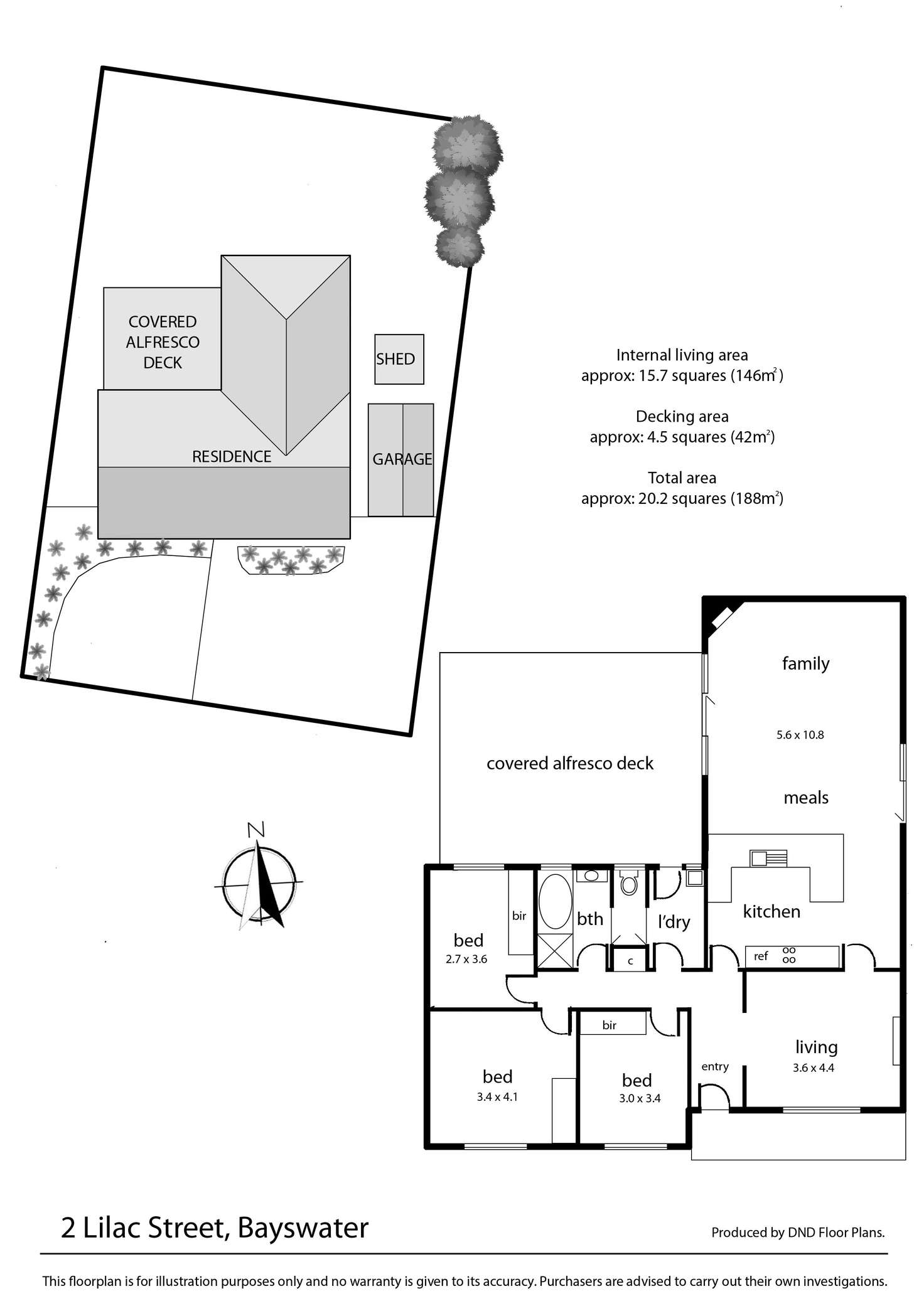 Floorplan of Homely house listing, 2 Lilac Street, Bayswater VIC 3153