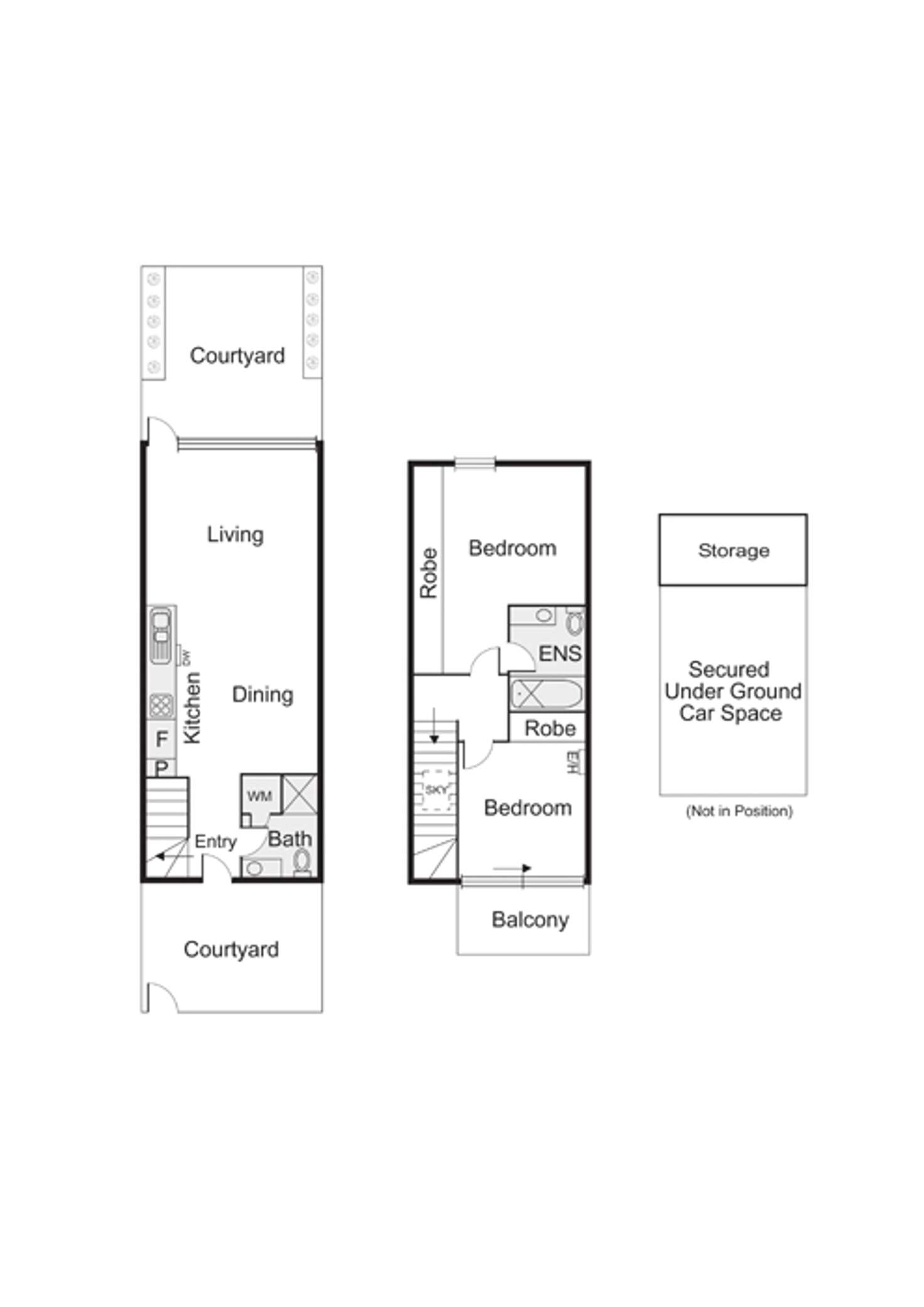 Floorplan of Homely apartment listing, 24/181 Bay Street, Port Melbourne VIC 3207