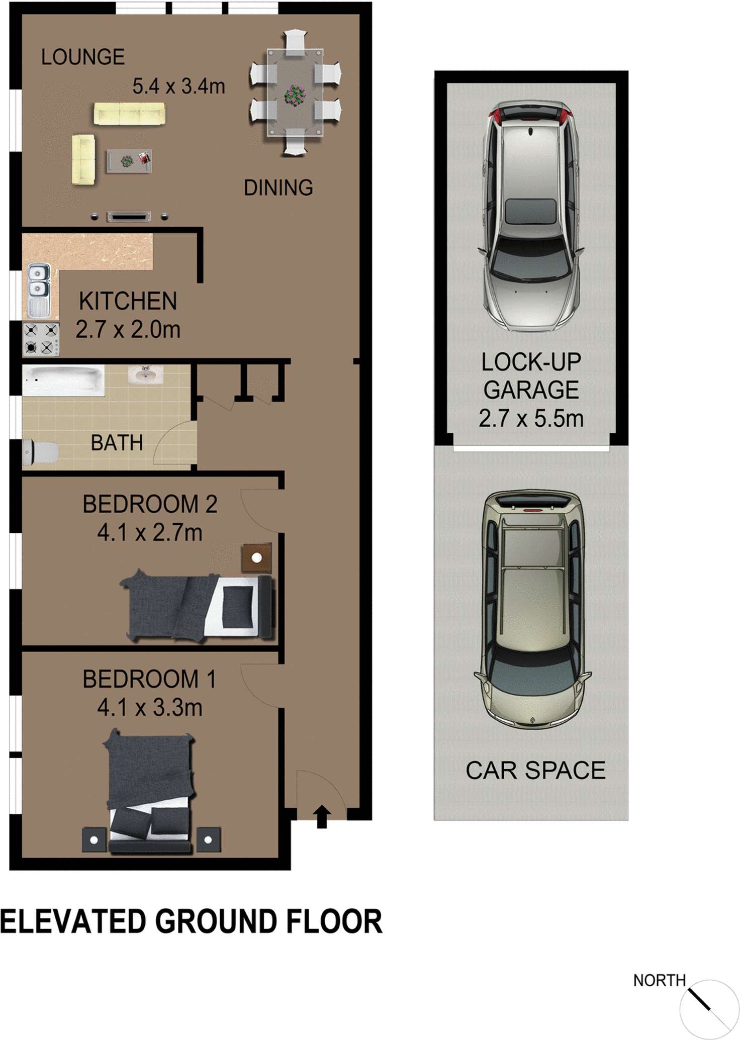 Floorplan of Homely apartment listing, 4/30 Millett Street, Hurstville NSW 2220