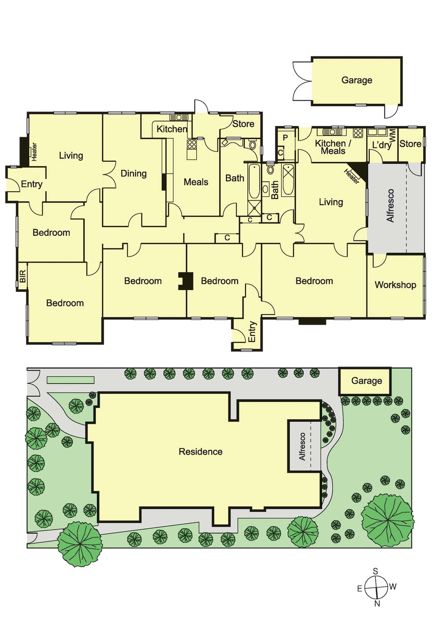 Floorplan of Homely house listing, 95 & 95A Westbury Street, St Kilda East VIC 3183