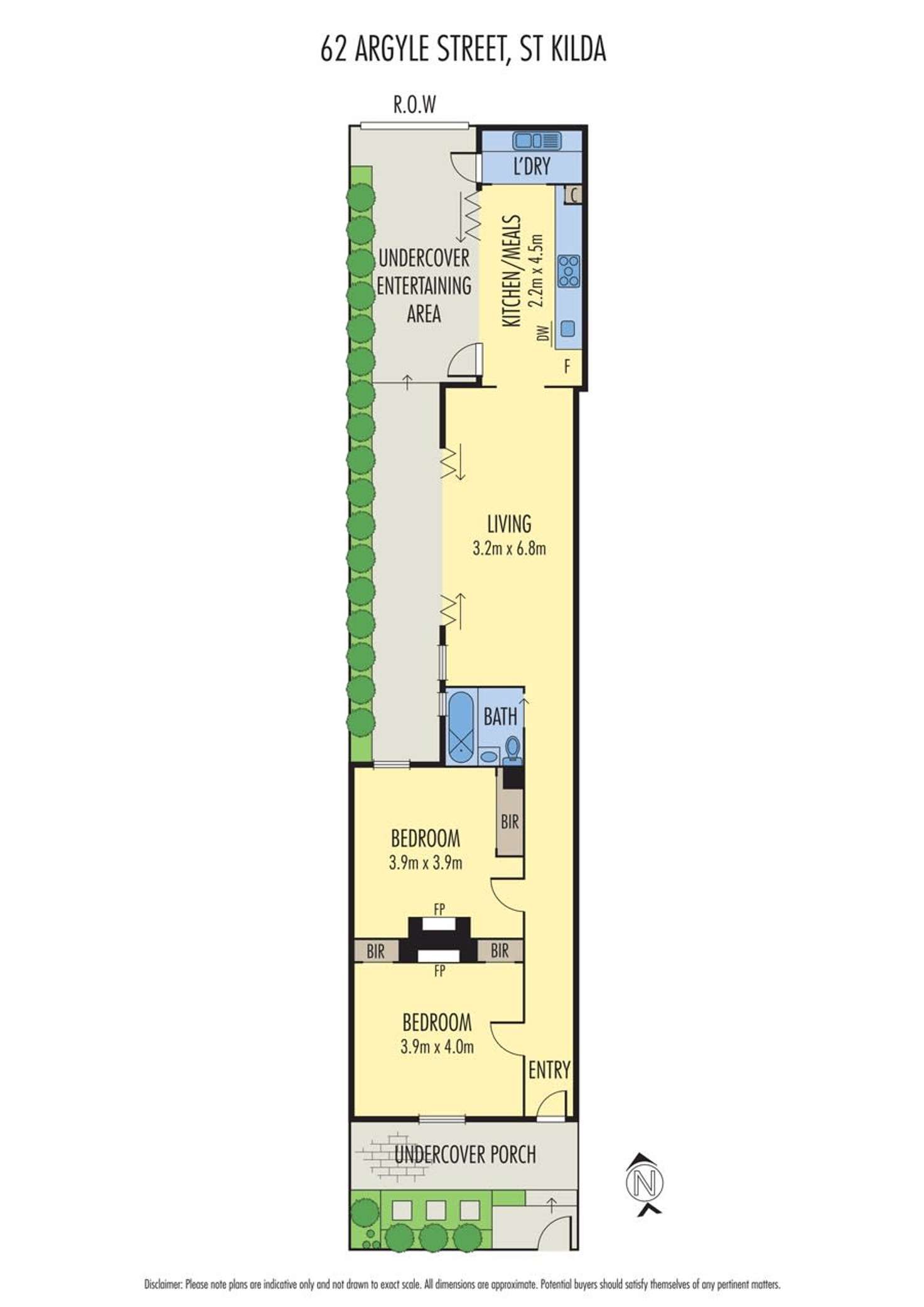 Floorplan of Homely house listing, 62 Argyle Street, St Kilda VIC 3182