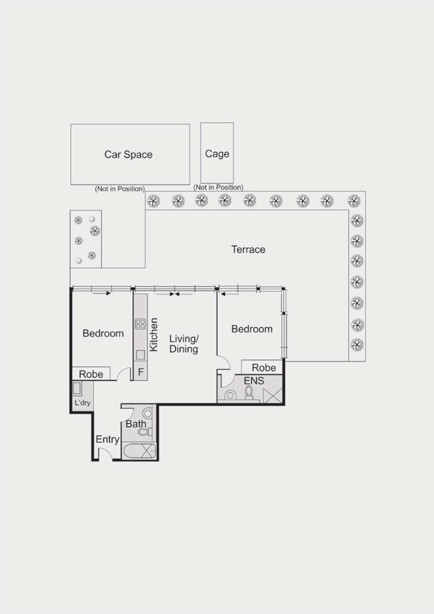 Floorplan of Homely apartment listing, 305/26-28 Broadway, Elwood VIC 3184