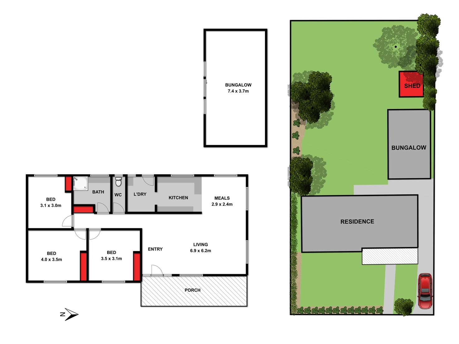 Floorplan of Homely house listing, 3 Sheepwash Road, Barwon Heads VIC 3227
