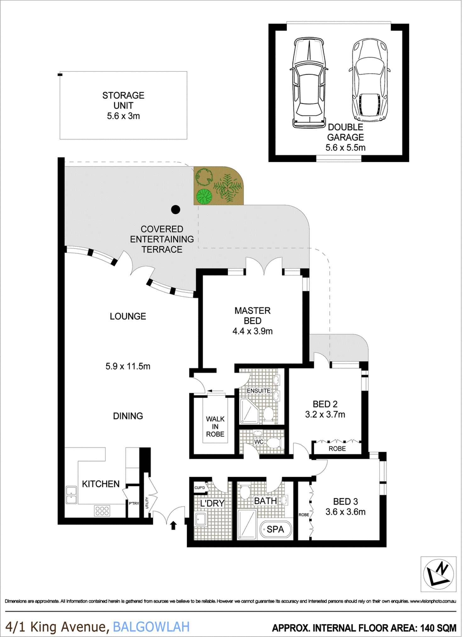 Floorplan of Homely apartment listing, 4/1 King Avenue, Balgowlah NSW 2093