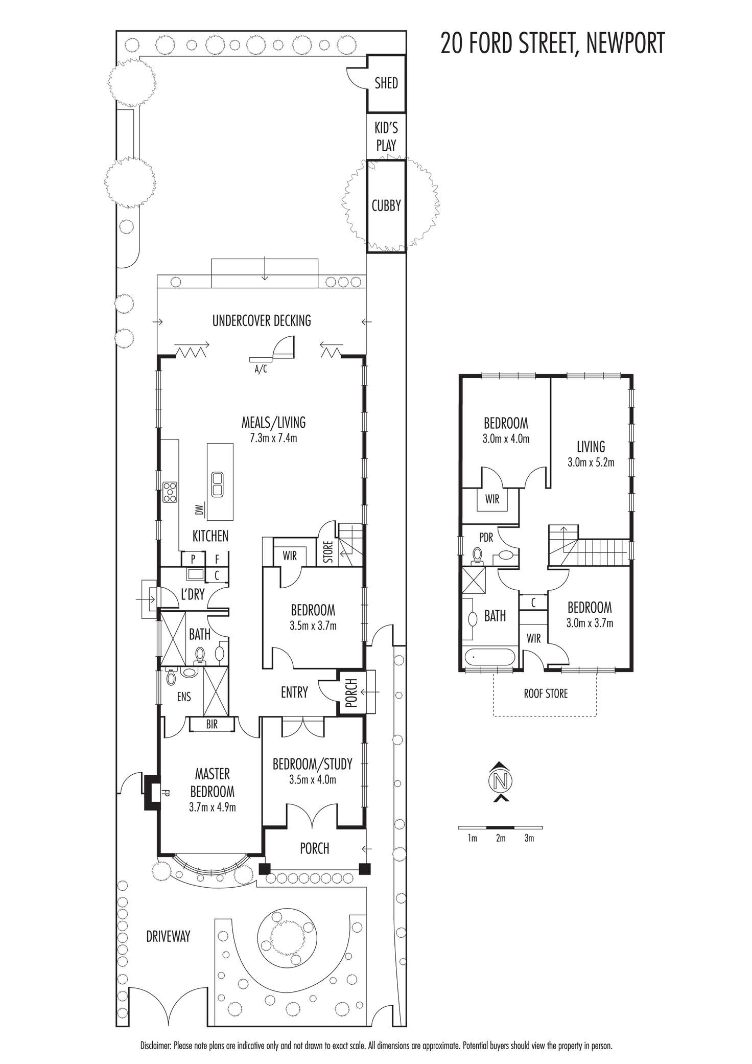 Floorplan of Homely house listing, 20 Ford Street, Newport VIC 3015
