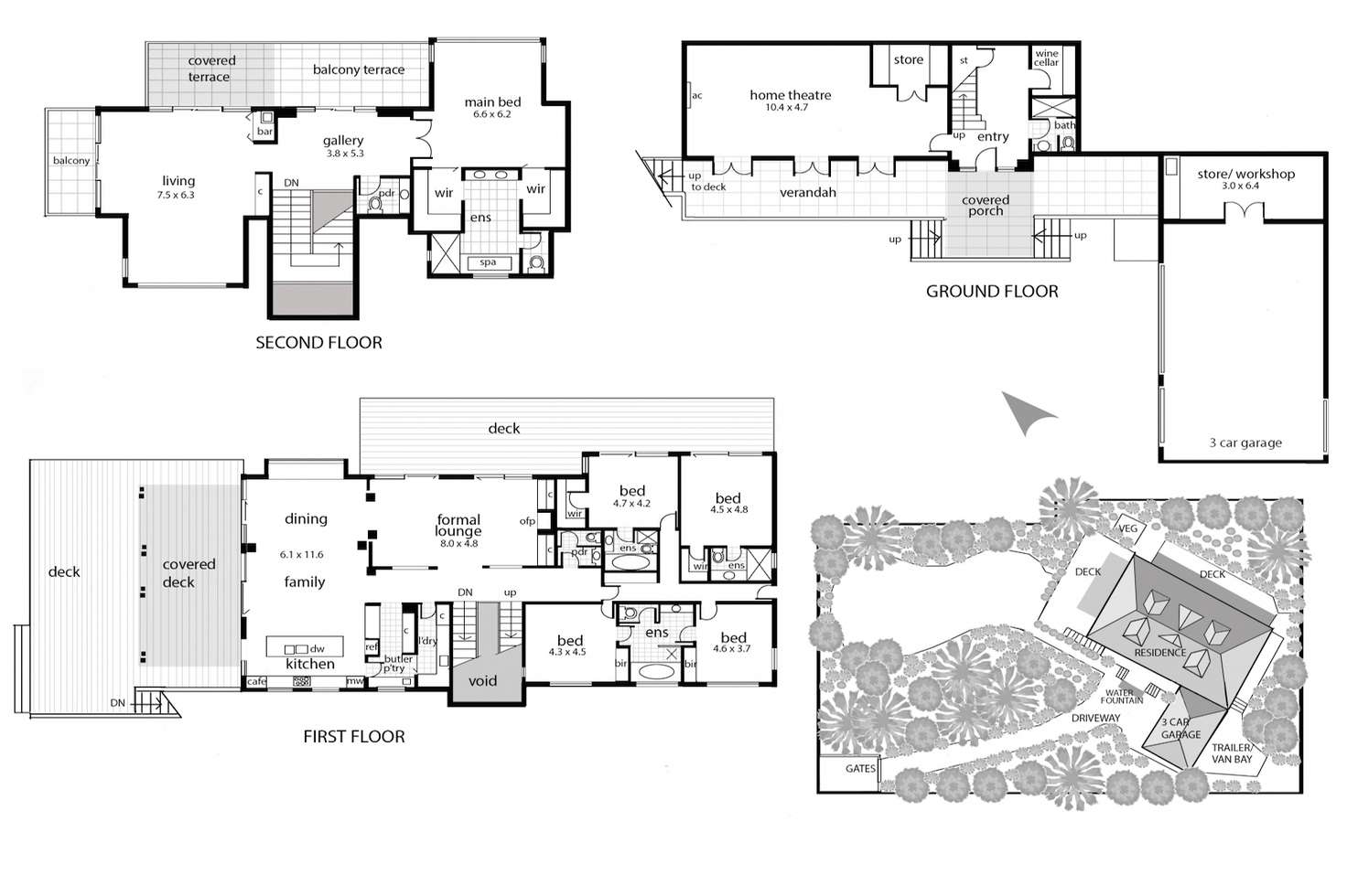 Floorplan of Homely house listing, 86 Elizabeth Road, Portsea VIC 3944