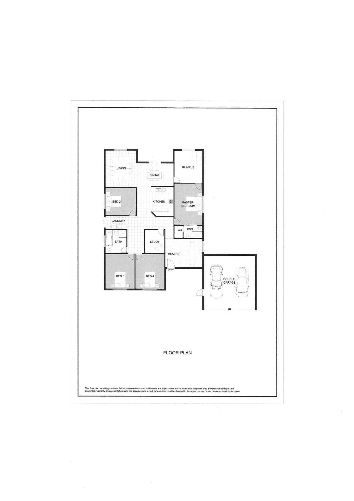 Floorplan of Homely house listing, 53 Kingston Drive, Australind WA 6233